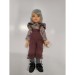 Кукла Серхио в бордовом комбенизоне, 32 см, шарнирная (уценка)