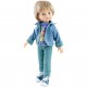 Кукла Луис в голубых брюках и джинсовом жакете, 32 см (уценка)