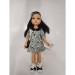 Кукла Мария с сумочкой и в платье с пандами, 32 см (уценка)