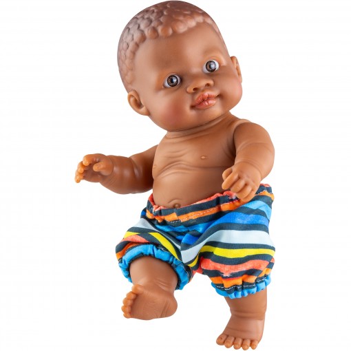 Кукла-пупс Олмо в полосатых шортах, 22 см, в коробке
