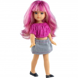 Кукла Сорайа в розовом топе, 21 см