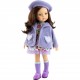 Кукла София в лиловом жакете с сердечками, 32 см