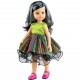 Кукла Кечу в платье с этническим узором, 32 см