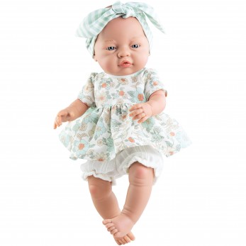 Кукла Бэби в платье с цветами, 45 см