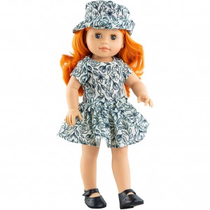 Кукла Soy Tu Марибель в панамке с узором, 42 см