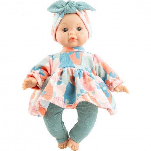 Кукла Andy Primavera Эстер в платье с пастельным узором, 27 см