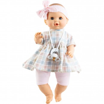 Кукла Соня в клетчатом платье, 36 см, озвученная